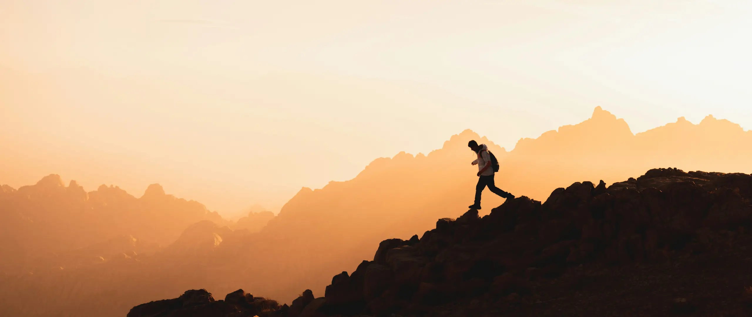 Mediterranean hiking landscape